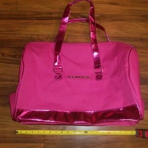 NWT Hot Pink Victoria's Secret travel bag